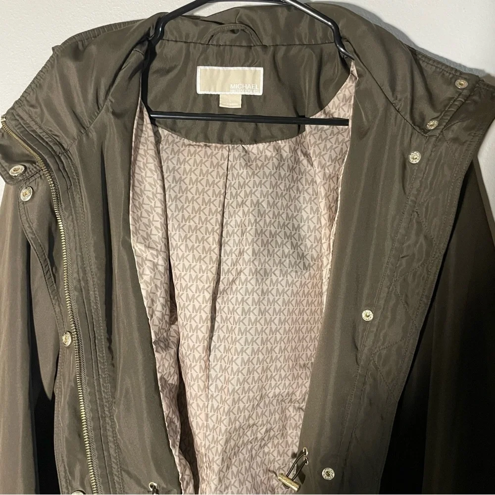 COPY - Michael Kors cinch waist anorak brown coat